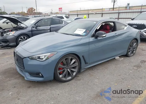 2021 Infiniti Q60 Red Sport 400 from USA, damaged, VIN JN1FV7LK6MM530265